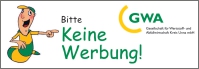 Aufkleber Bitte keine Werbung