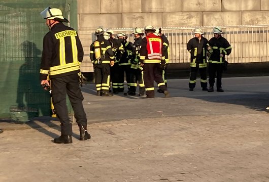 Feuerwehrübung am 30.09.2023 bei der GWA Bönen 